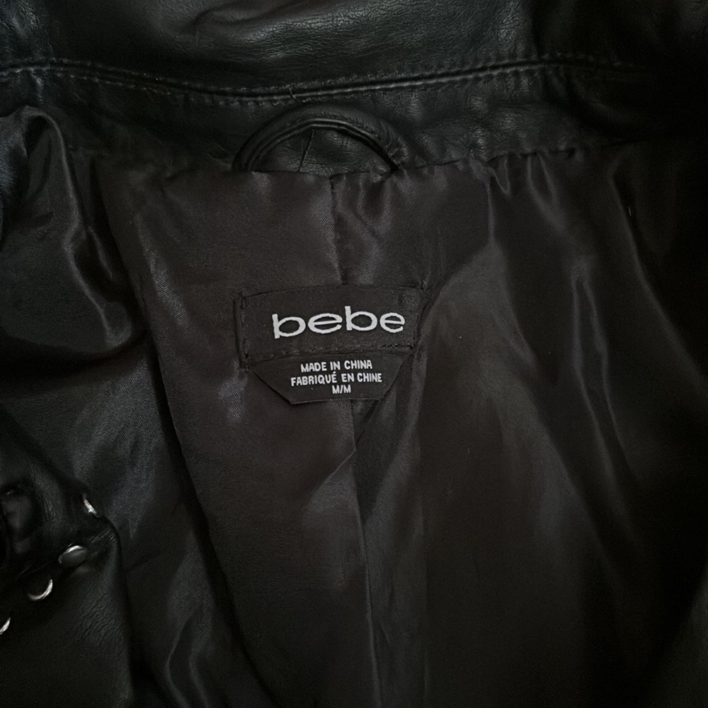 Bebe Jacket! Nice looking jacket! Only worn once. From smoke-free pet free home! - Picture 2 of 3